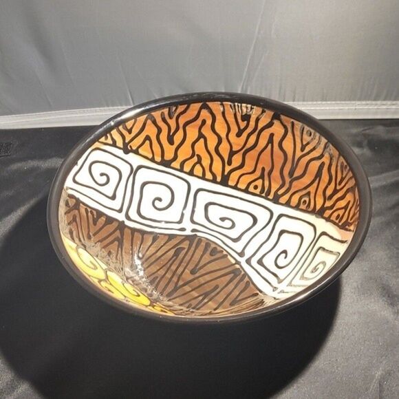 SOUVENEIR TERRA COTTA BOWL ALBERTA CANADA - Picture 2 of 4